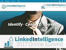 Tablet Screenshot of linkedintelligence.com
